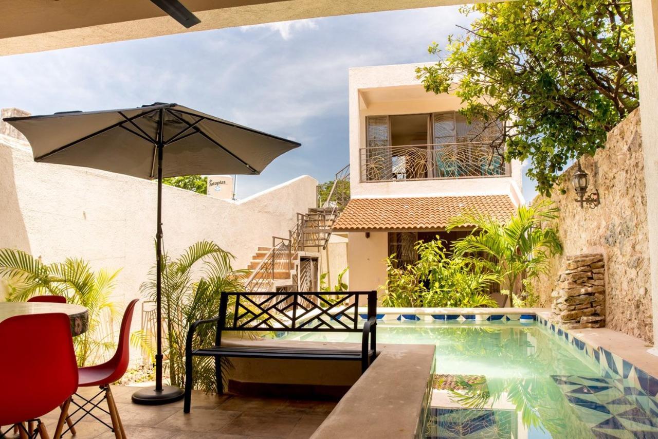 Casa Palmas By Majikal B&B Mérida Exterior foto